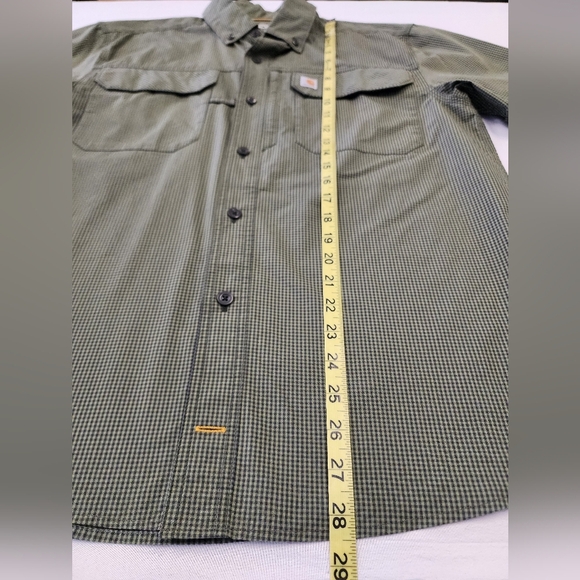 Carhartt Men's Green Force Relax-Fit Lightweight Short Sleeve, sz MD - Picture 6 of 14